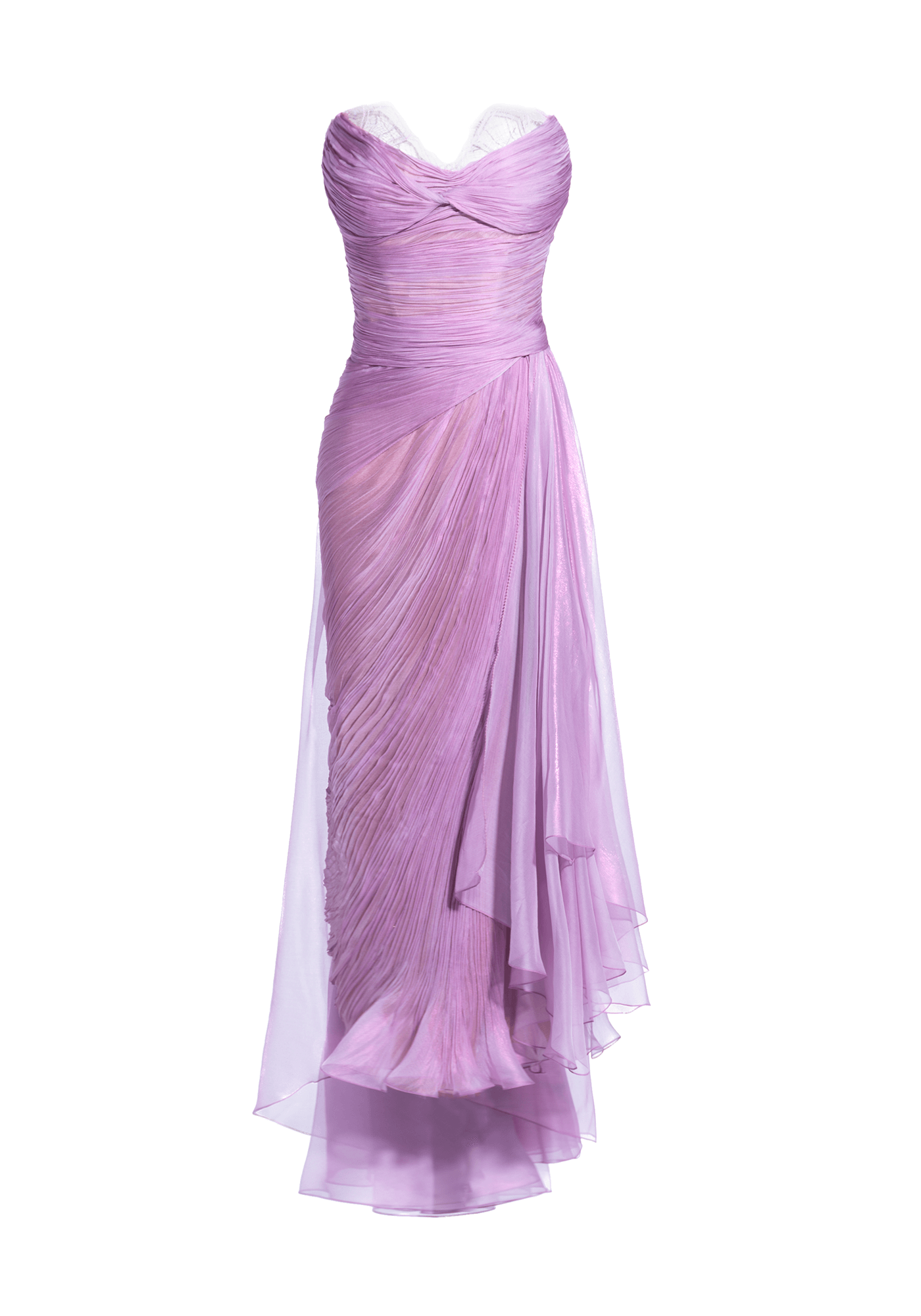 strapless open back dress Julie