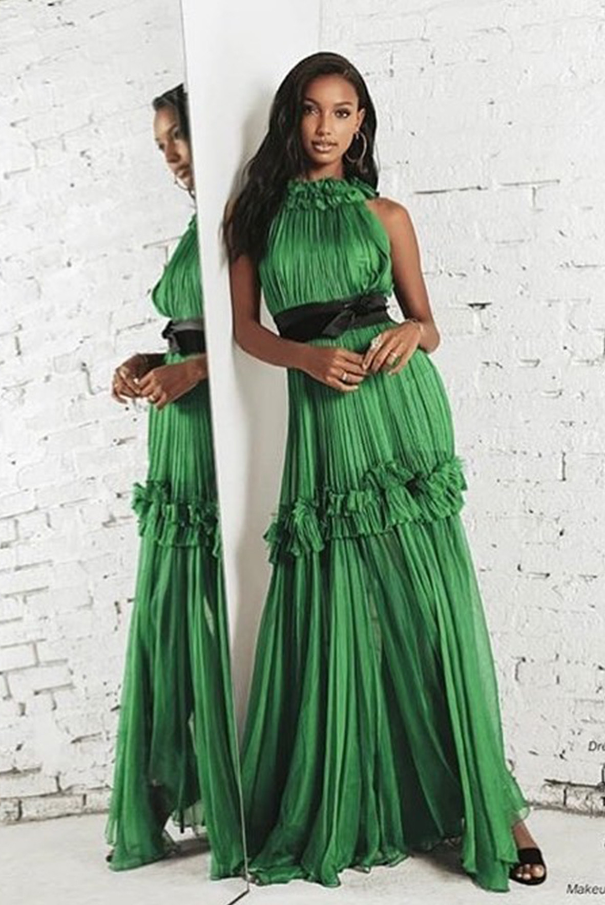Jasmine Tookes looking gorgeous in the Safia dress - MLH Shop